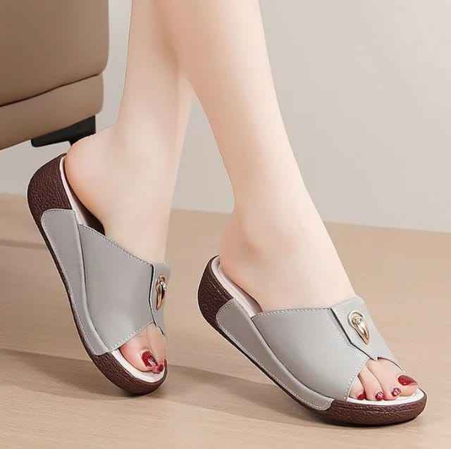 Sandalia Gris Glamour